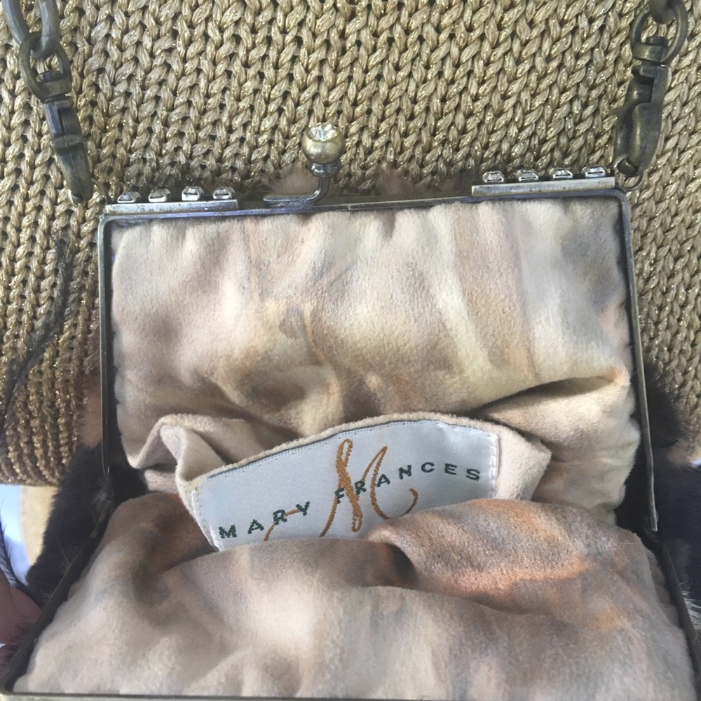 Clutch Purse Mary Frances Fur - Picture 6 of 6